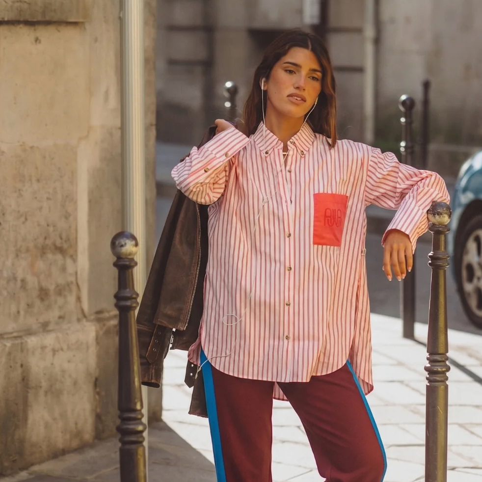 AJJA Shirt Red Stripe