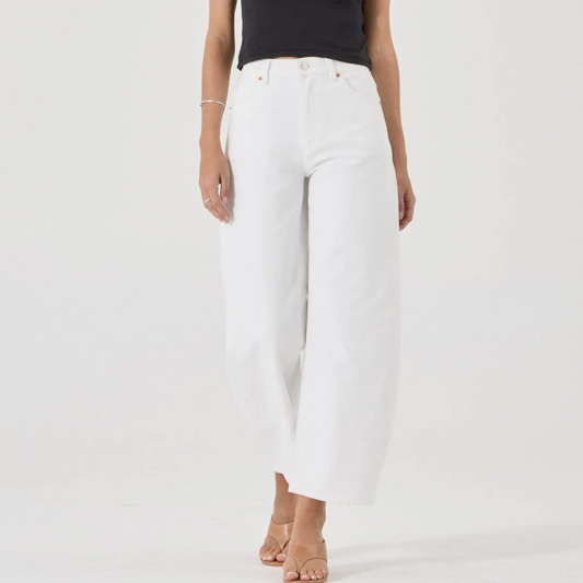 Gigi Barrel Jean - Vintage White