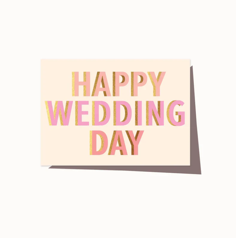 Greetings Card - Happy Wedding Day
