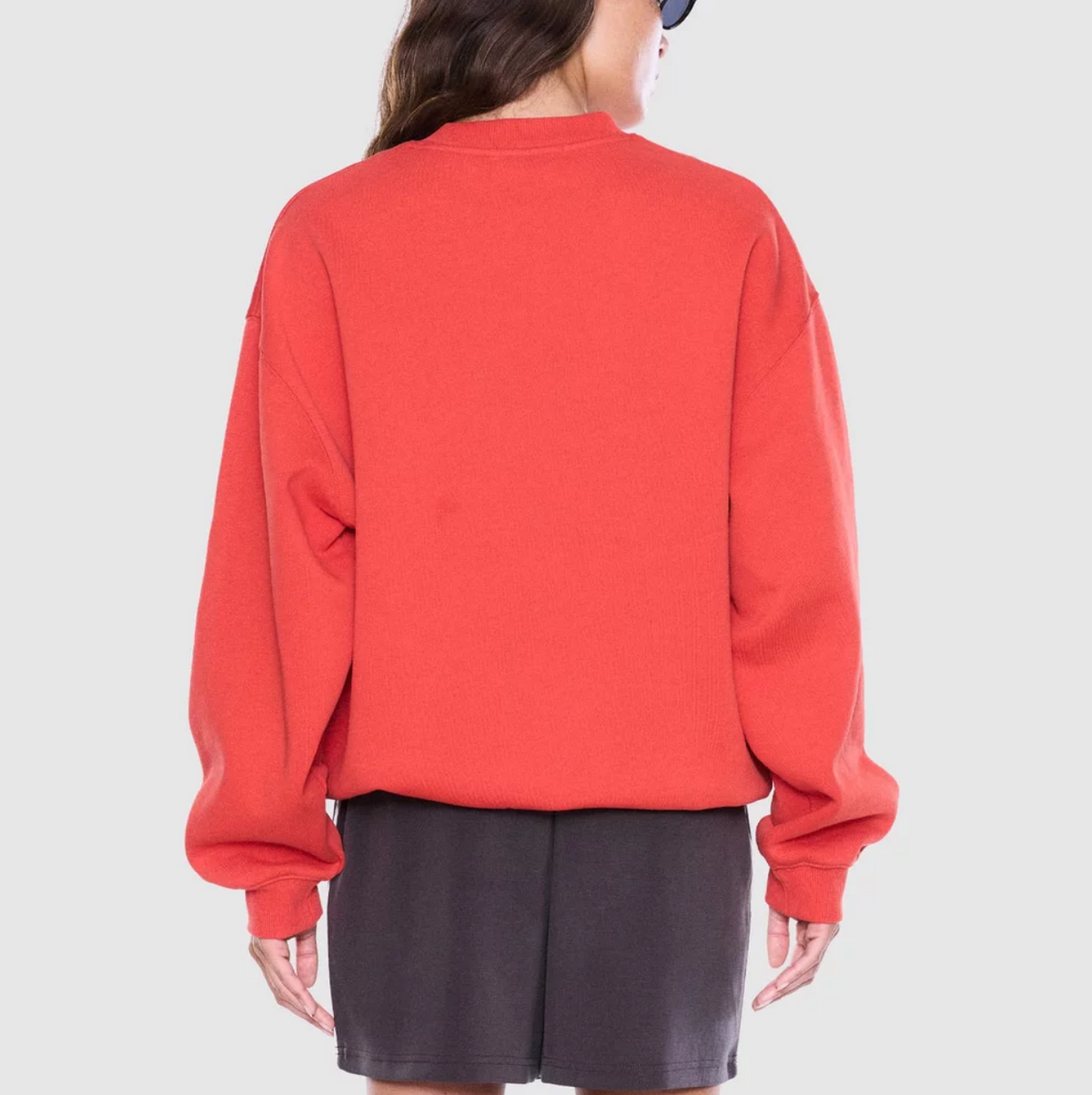 Mila Oversized Sweater - Vintage Red