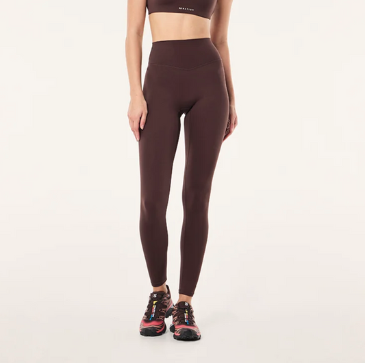Signature full length legging in dark plum