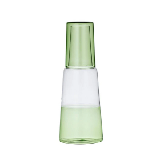 Blyton Carafe/Glass Set 8x25cm Green