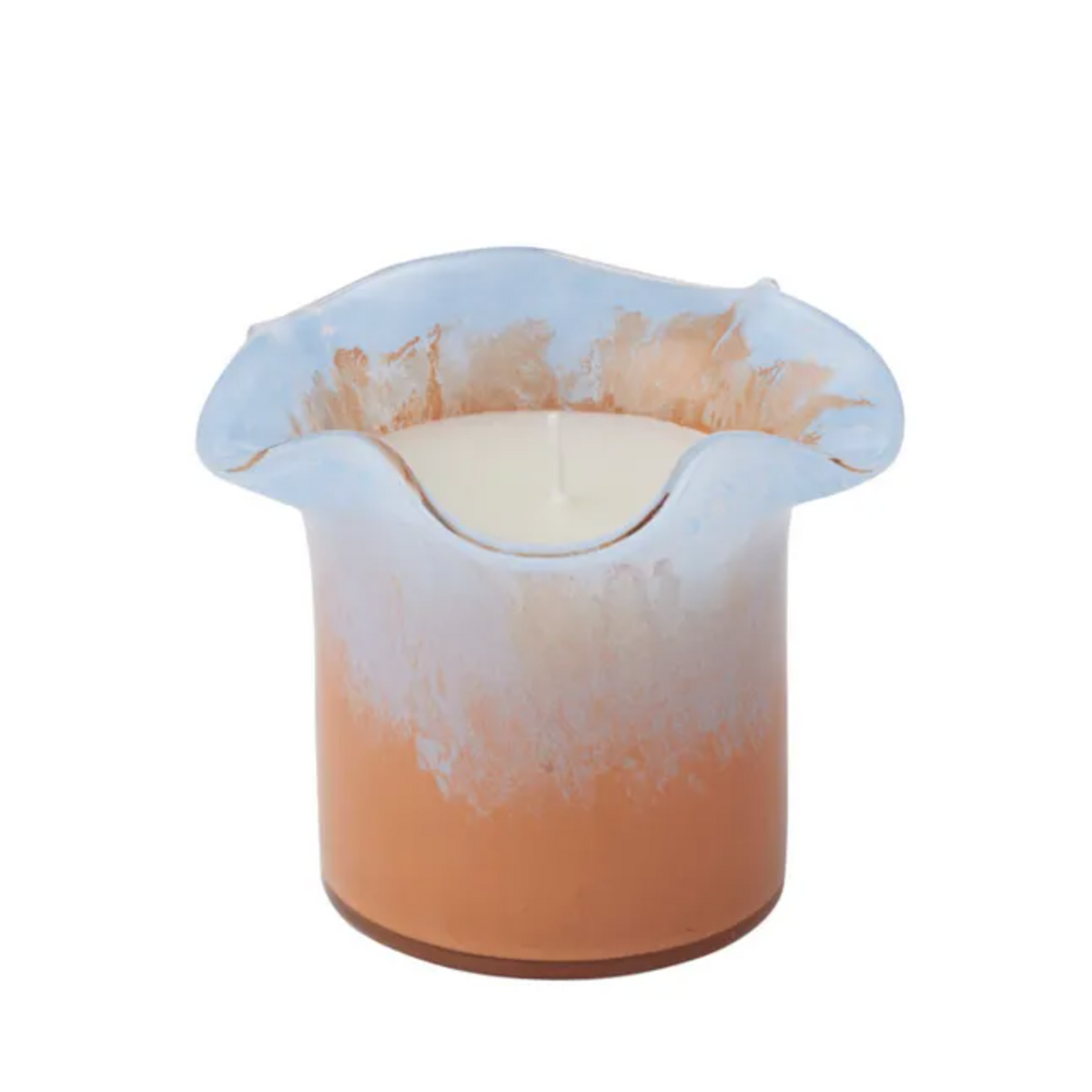 Lottie Glass Candle 12x10cm - Tan