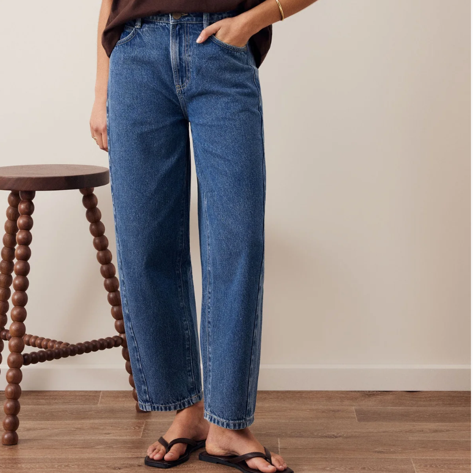 Leah Tapered Barrel Jean