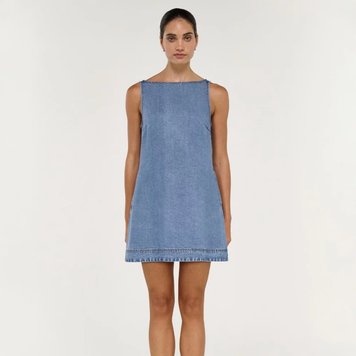 Talia Chambray Mini Dress