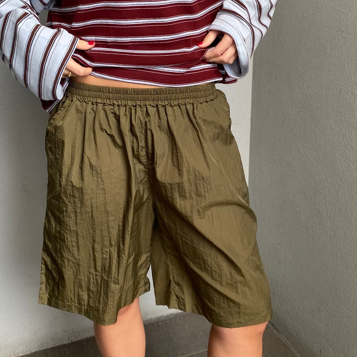 Vera Bermuda Shorts - Khaki