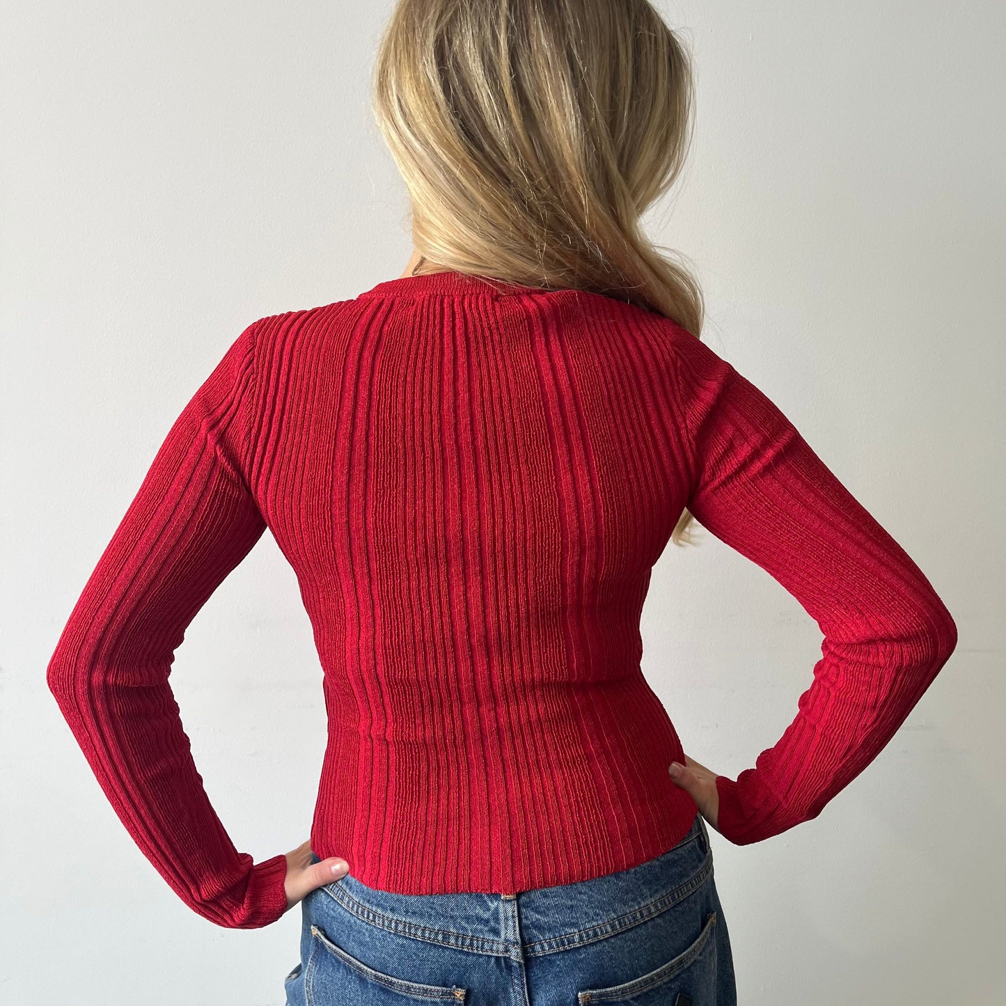Luna Ribbed Knit Top