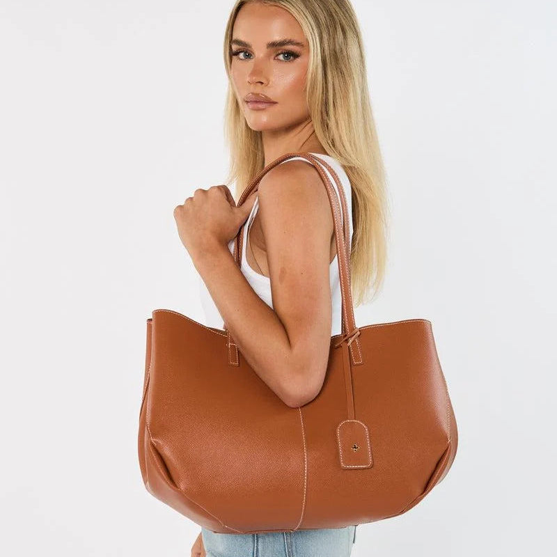 Willa - Tan Pebble/Gold