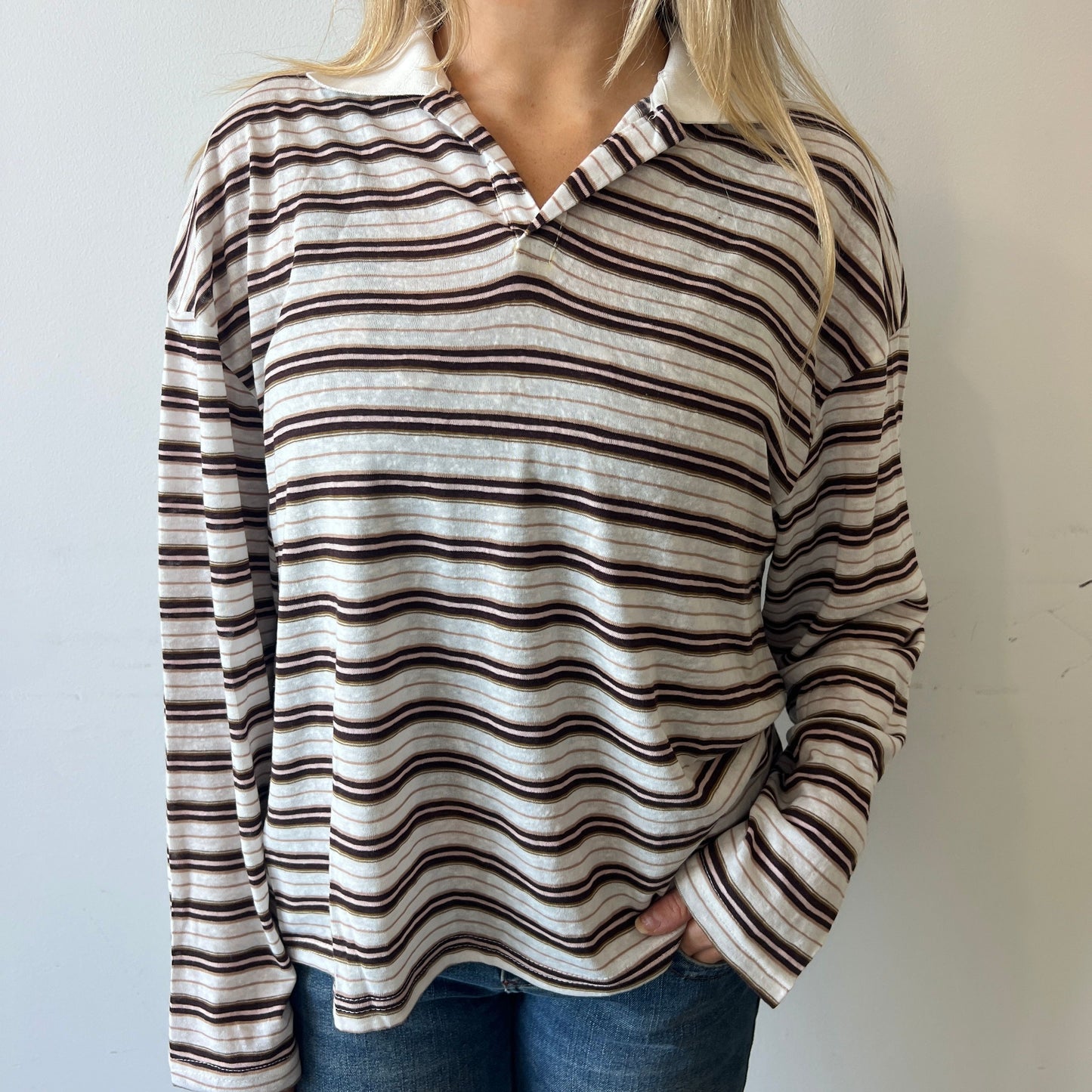 Romie Stripe Polo Shirt