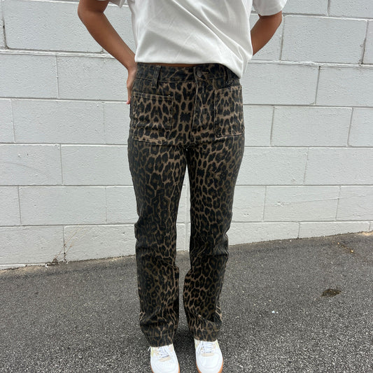 Leopard Nellie Jeans