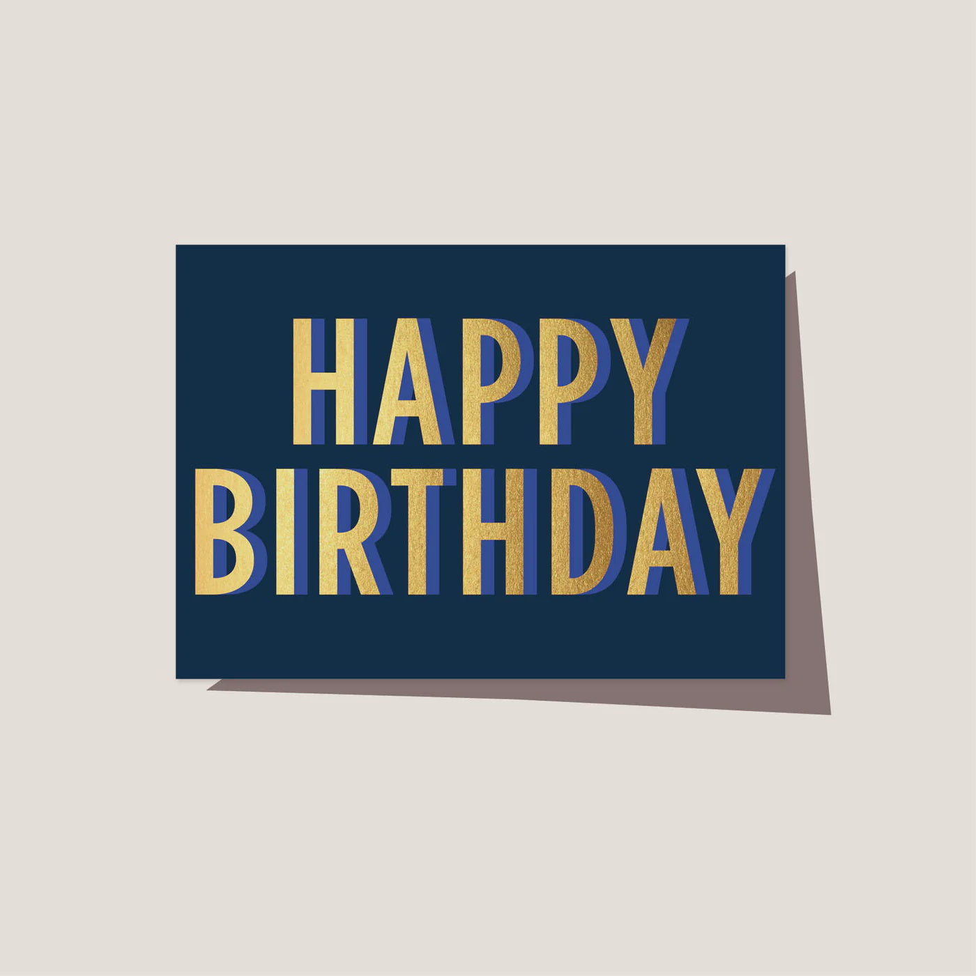 Greeting Card - Birthday Neon Navy