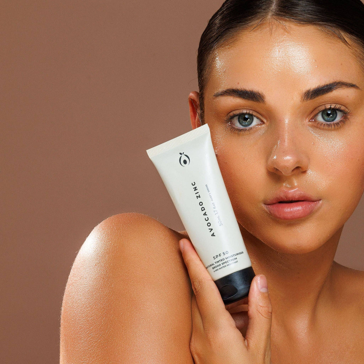 SPF 50 Natural Tinted Moisturiser: Medium-Dark