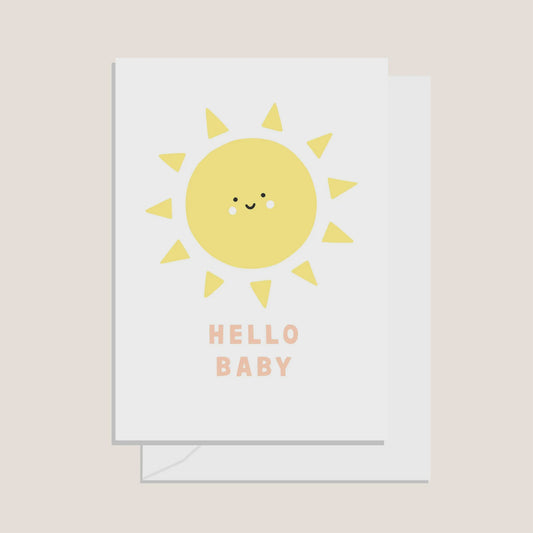 Greeting Card - Hello Baby Sunshine