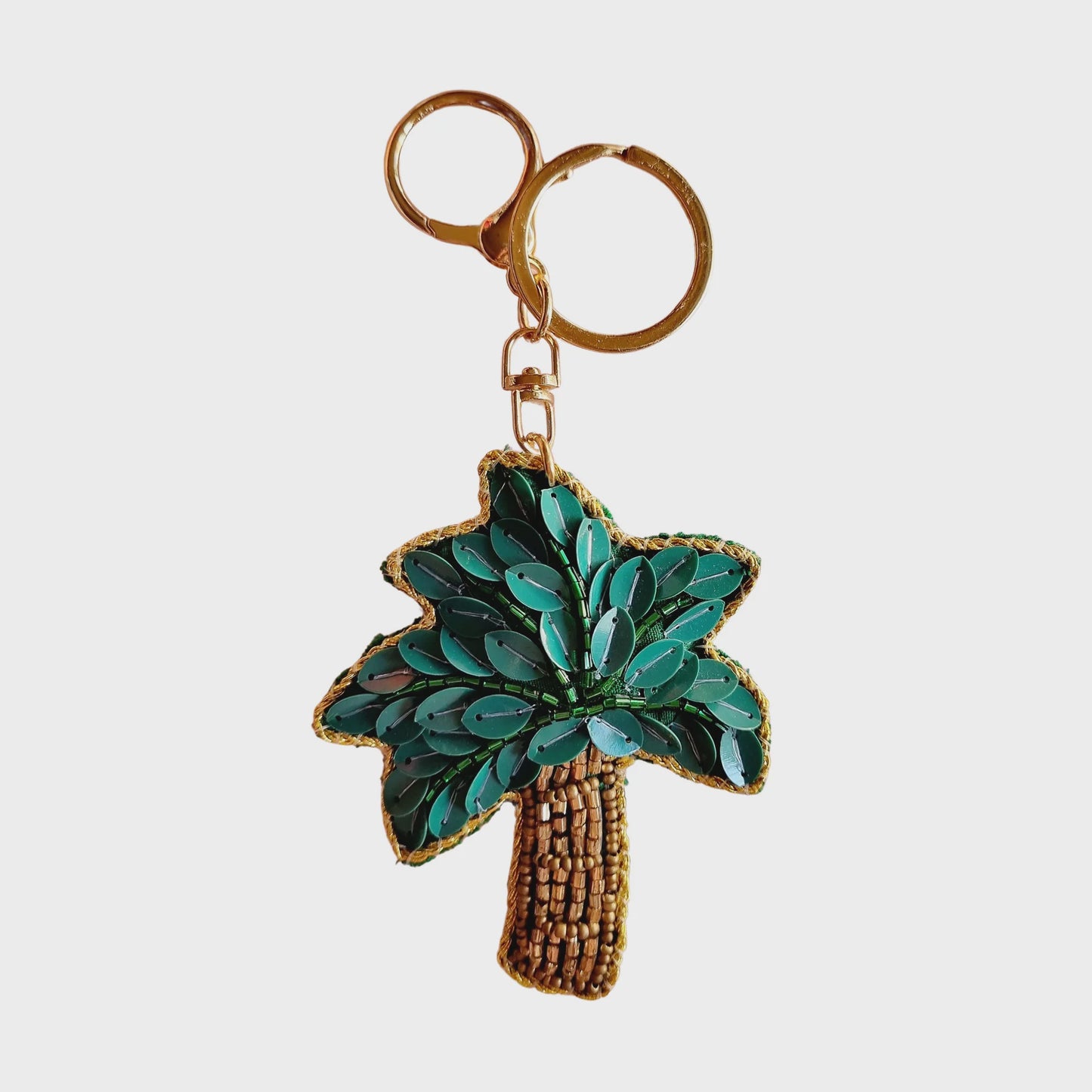 Palm Tree Keychain