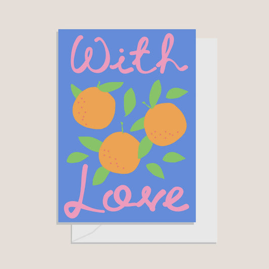 Greetings Card- Capri Arancia