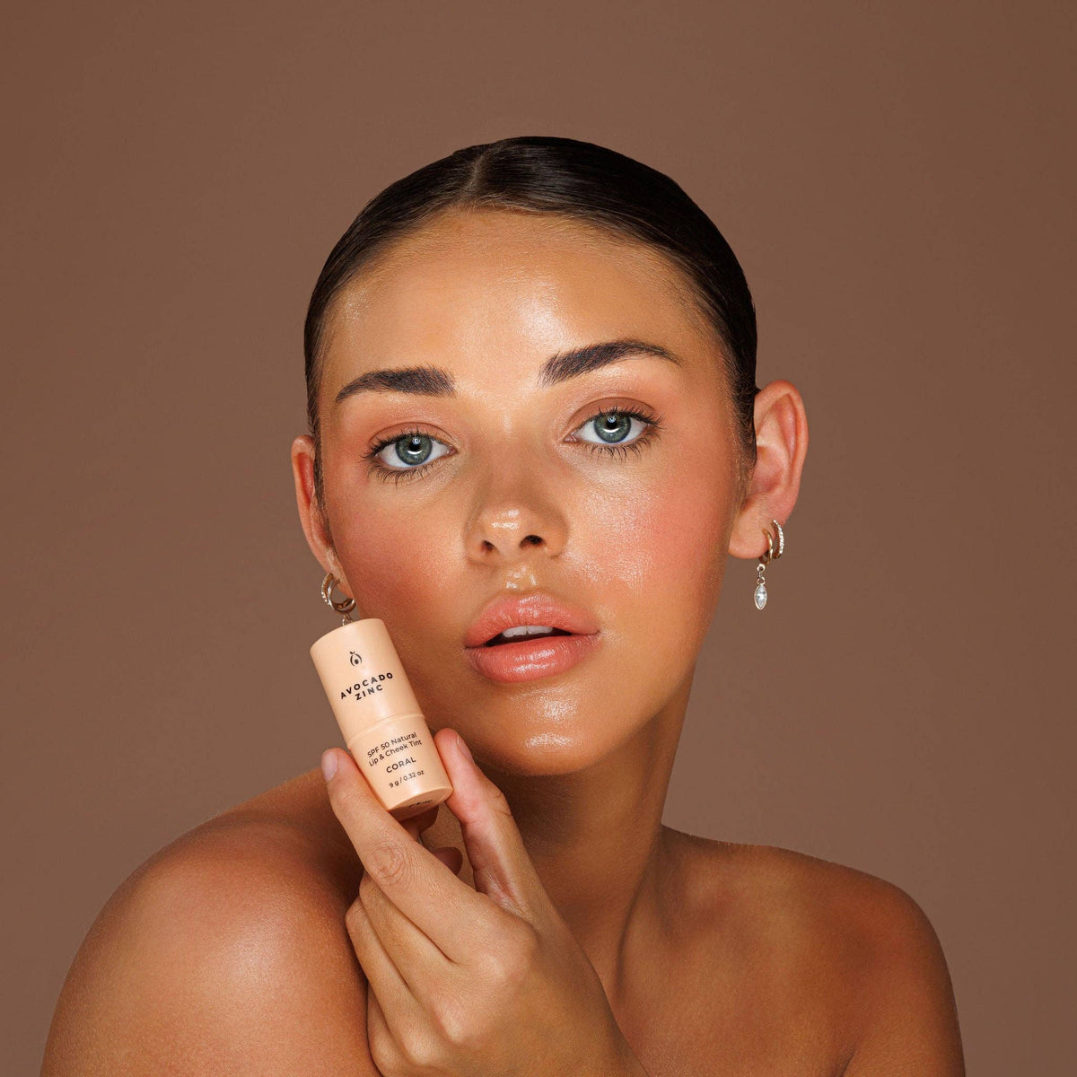SPF 50 Natural Lip & Cheek Tint: Coral