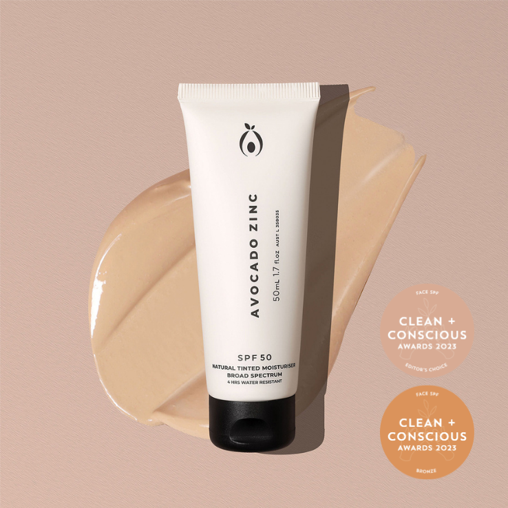 SPF 50 Natural Tinted Moisturiser: Medium-Dark