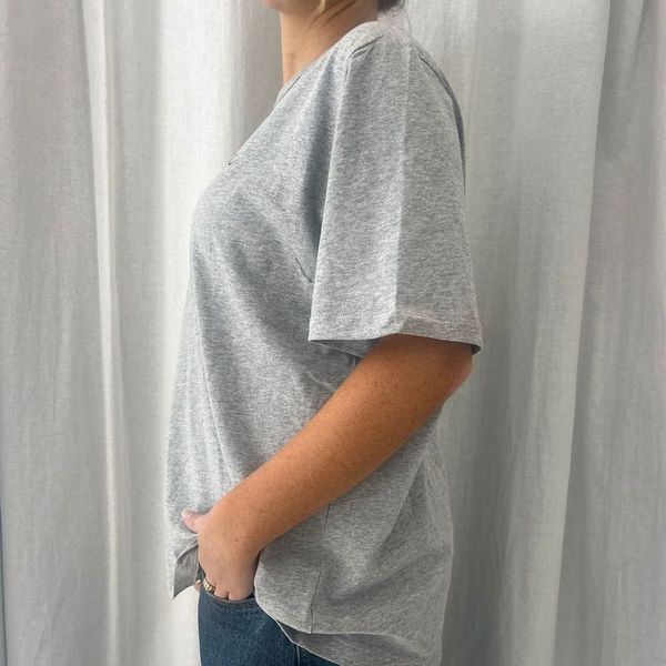 Grayson Tee - Grey Marle