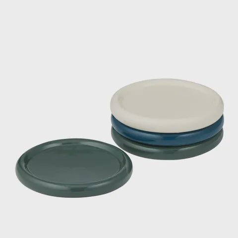Orb Ceramic Coaster 4 Pack - Teal