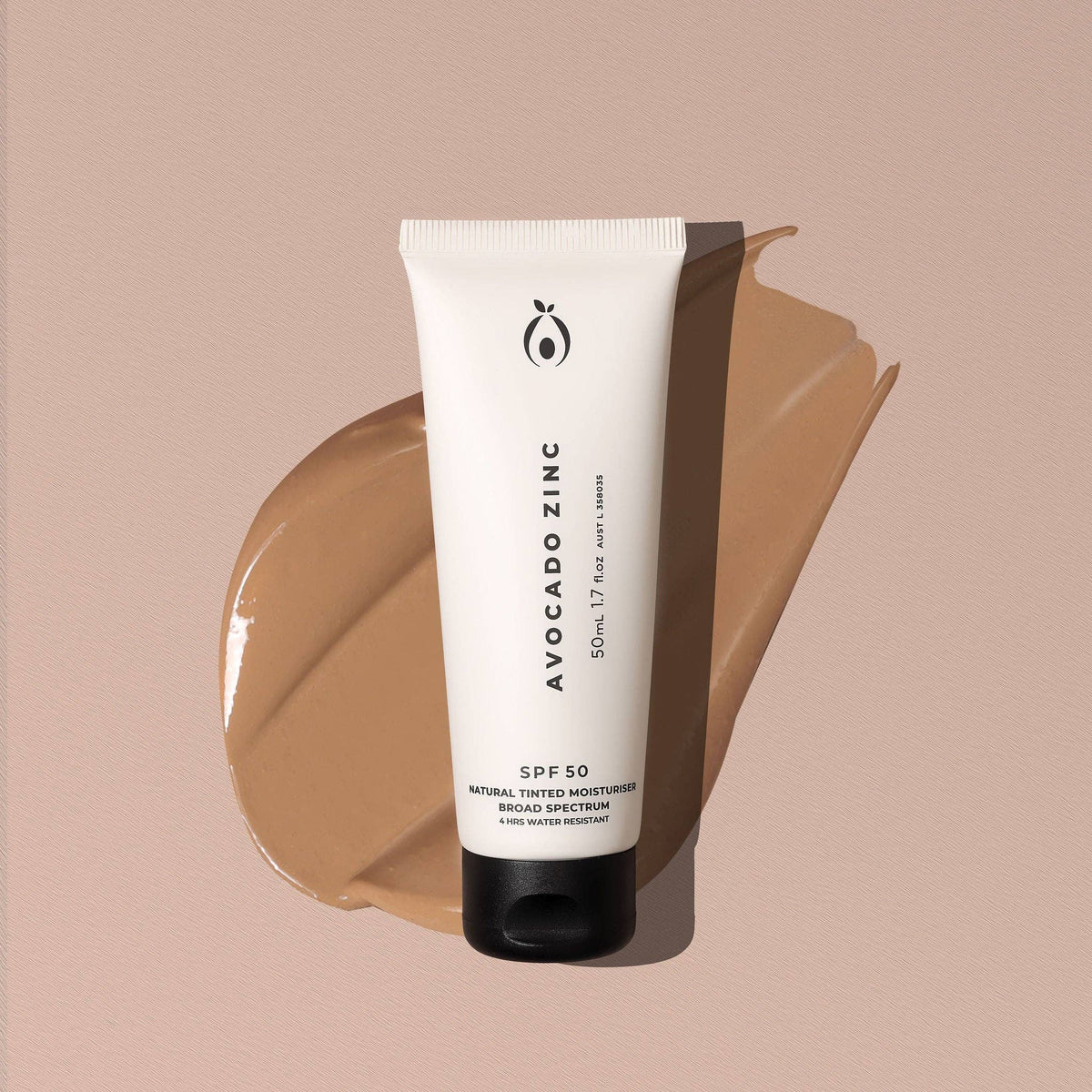 SPF 50 Natural Tinted Moisturiser: Light-Medium