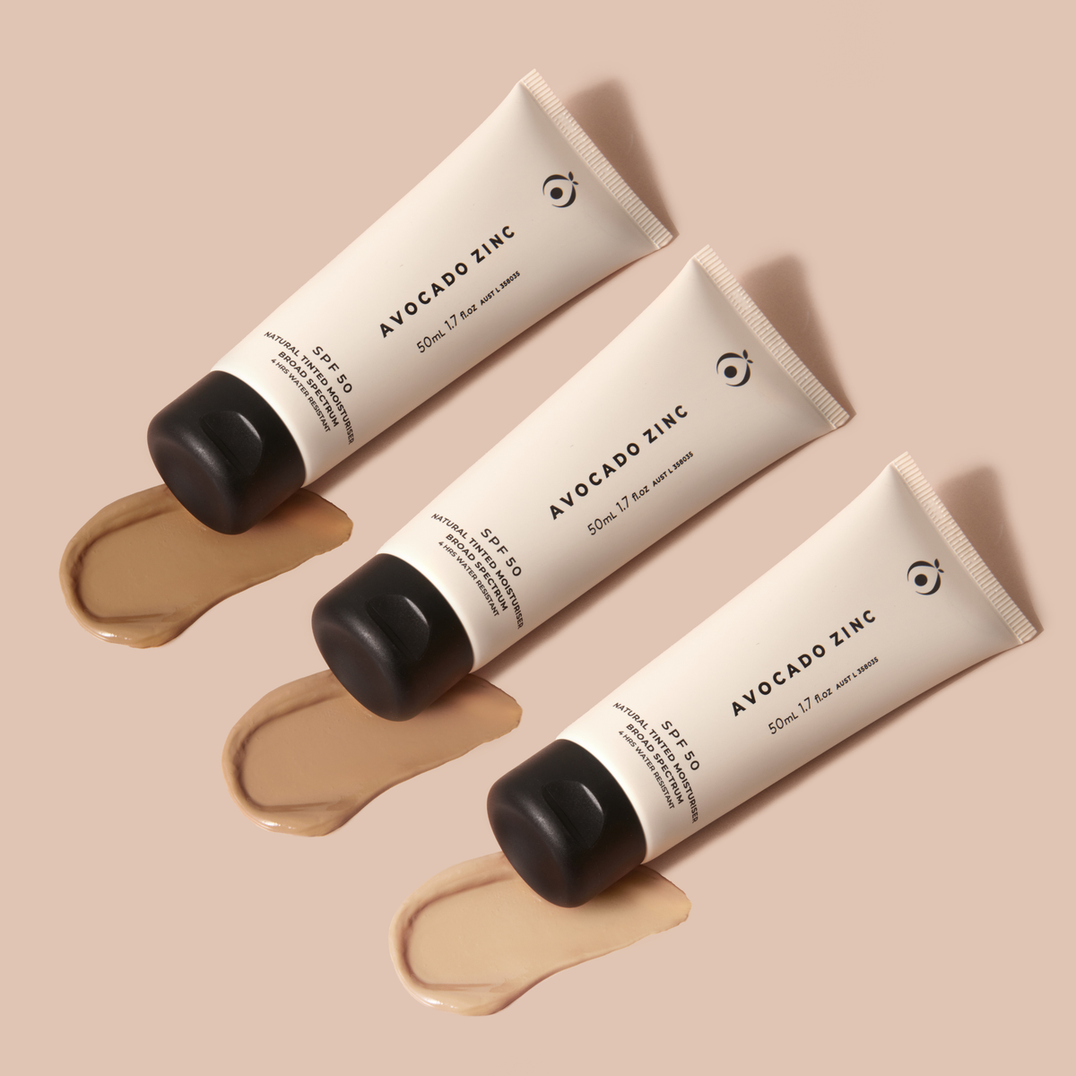 SPF 50 Natural Tinted Moisturiser: Medium-Dark