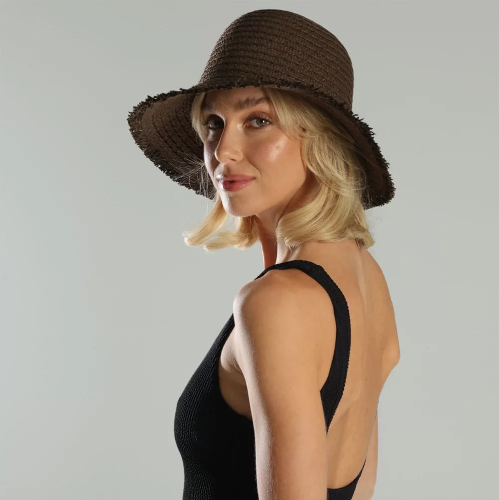 Elia Bucket Hat - Brown