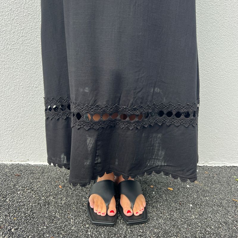 Allegra Maxi Dress - Black