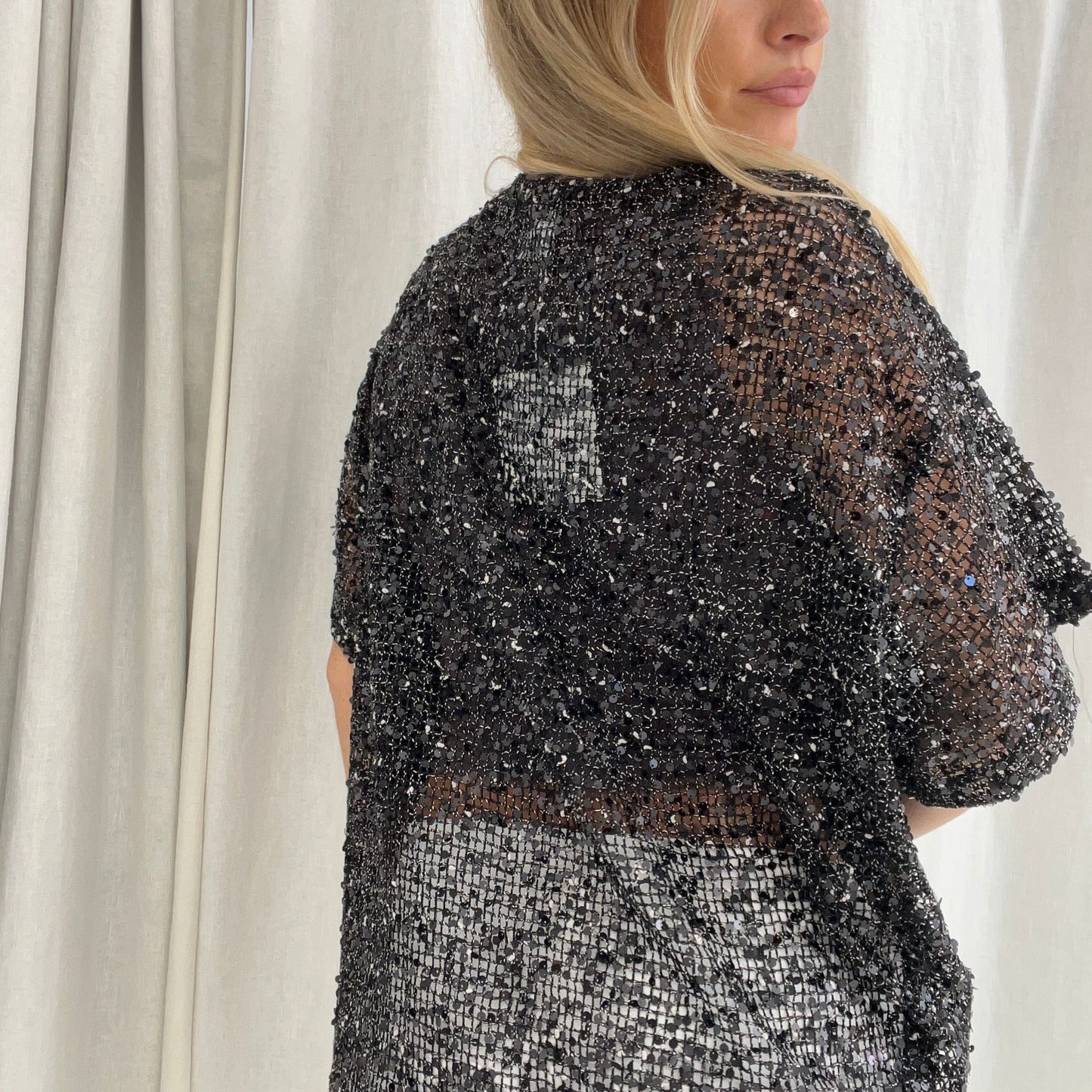 Natalia Sequin Top