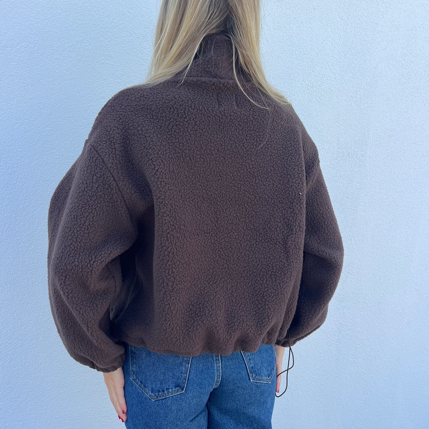 Teddy zip up jacket