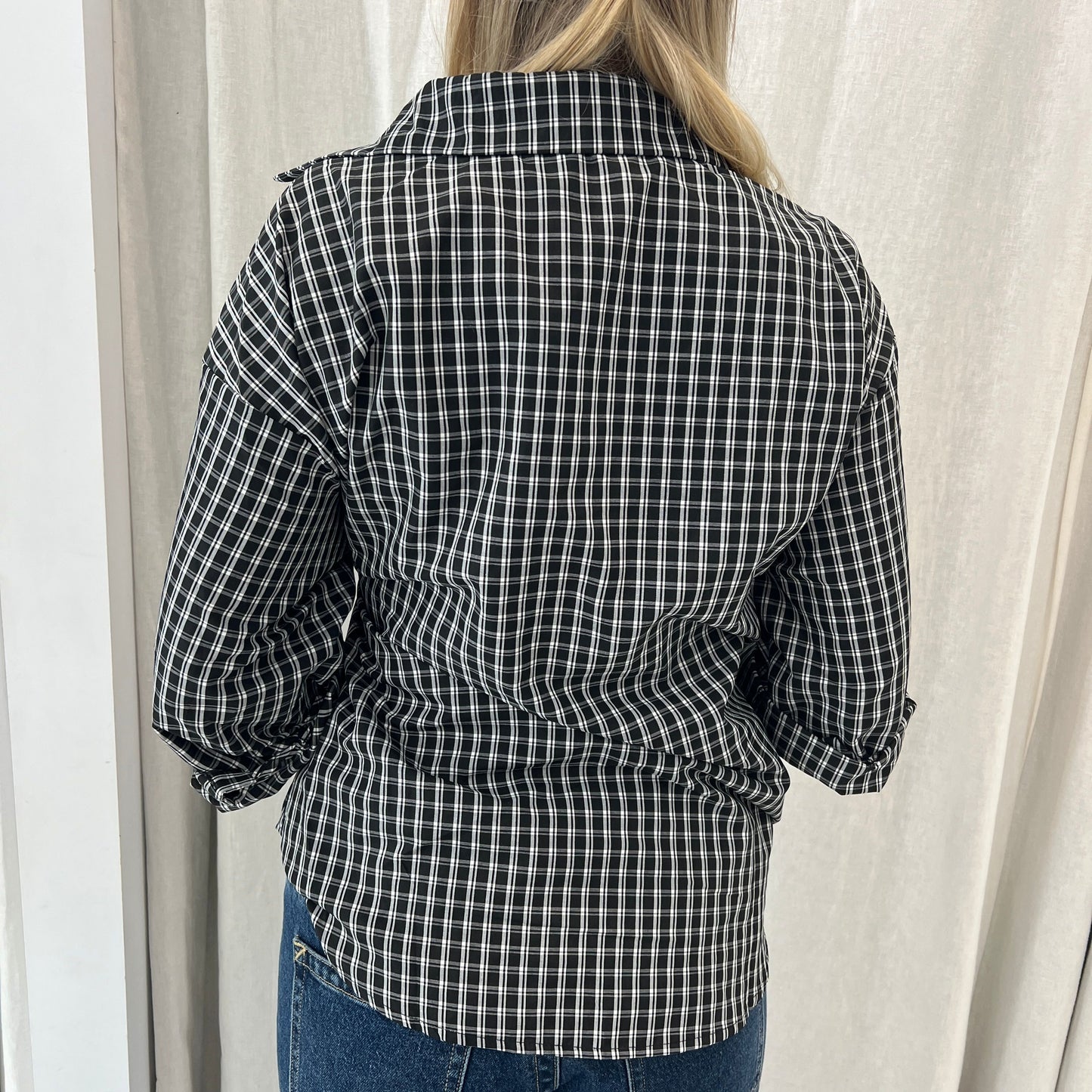 Plaid Wrap Shirt