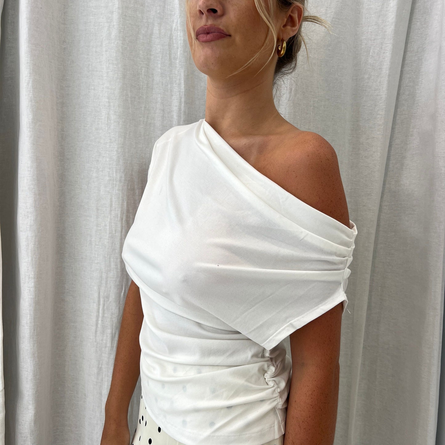 Hayley One Shoulder Tee