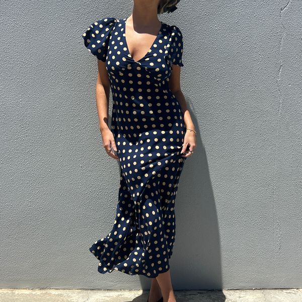 Claudia Polka Dot Maxi