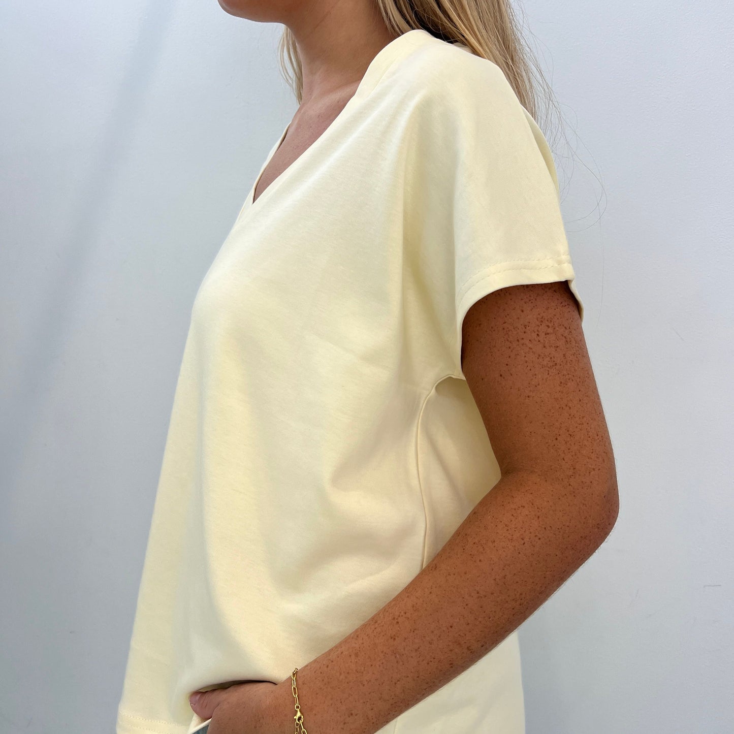 Sarah V-neck Tee