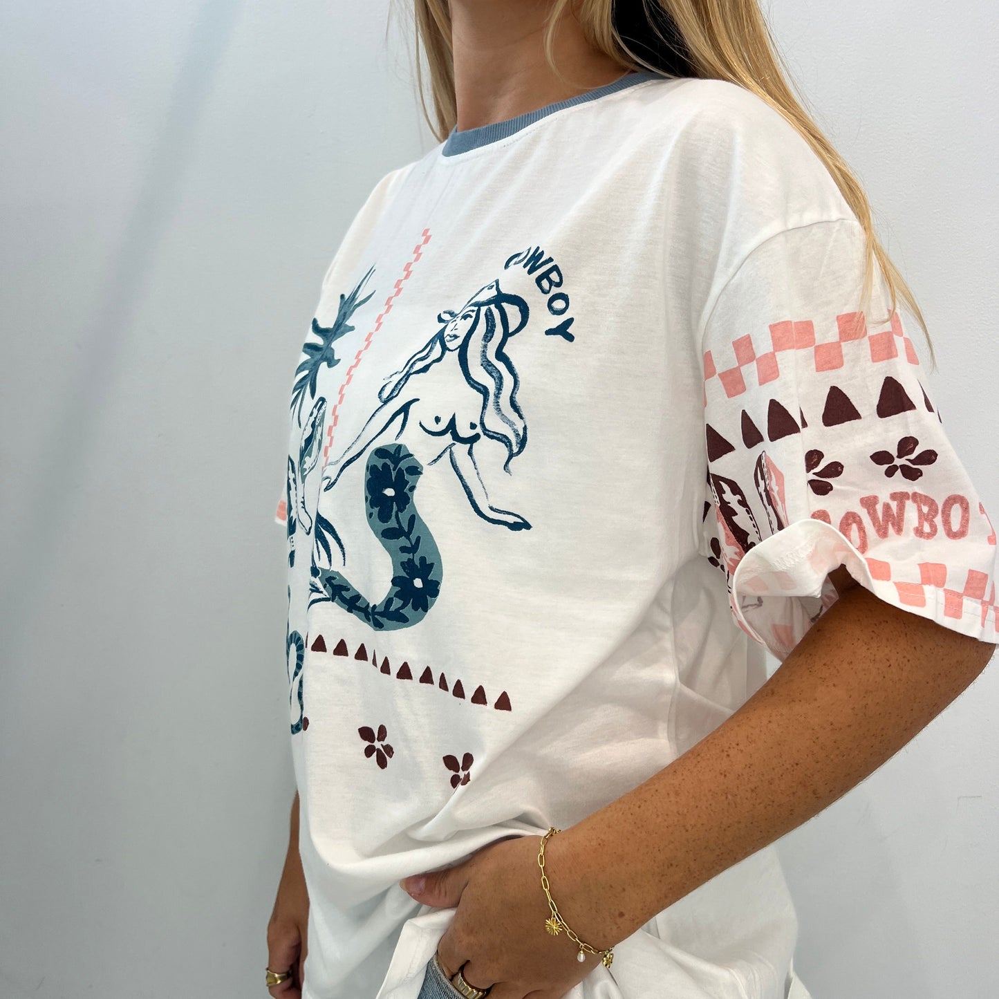 Mermaid Cowboy Tshirt