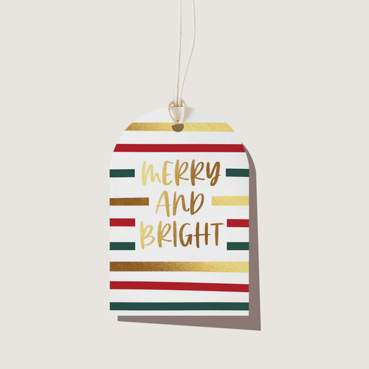 Gift Tag - Merry Stripe Gift Tag