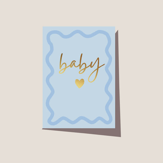 Greeting Card - Wavy Baby