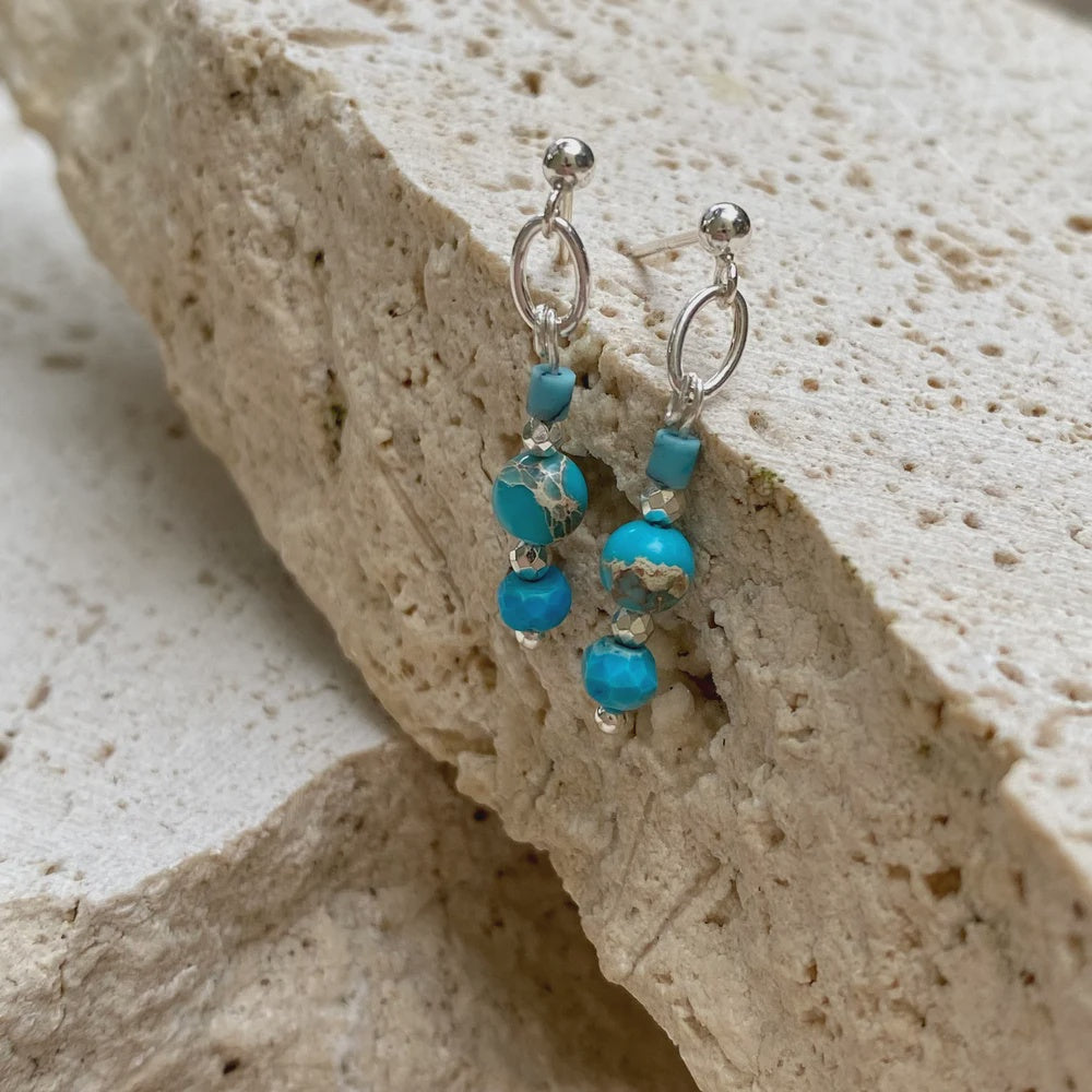 Spritz Earrings - Turquoise