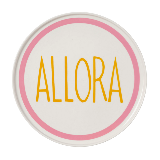 Allora Plate - Pink CLICK & COLLECT ONLY