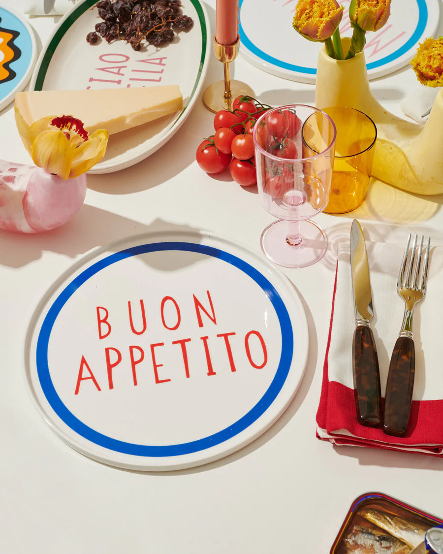 Buon Appetito Plate - CLICK & COLLECT ONLY
