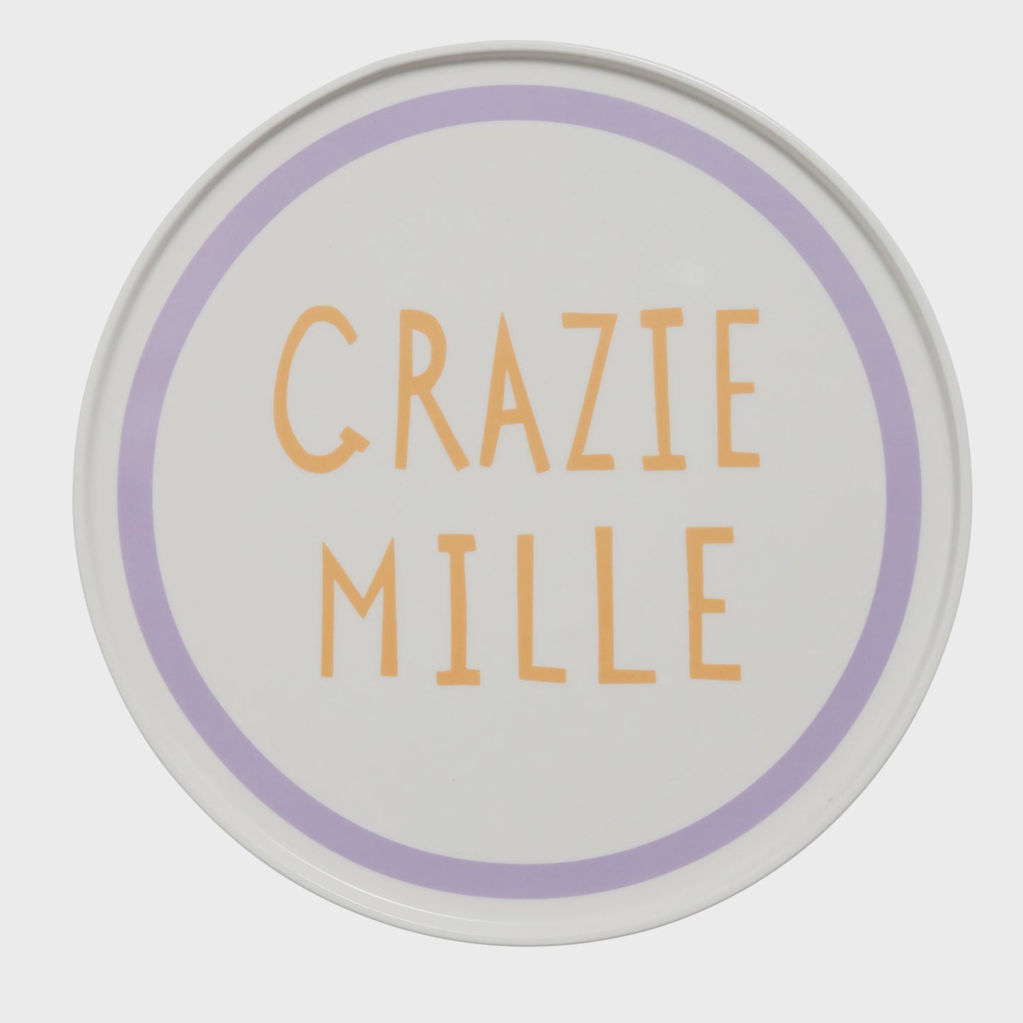 Grazie Mille Plate - CLICK & COLLECT ONLY