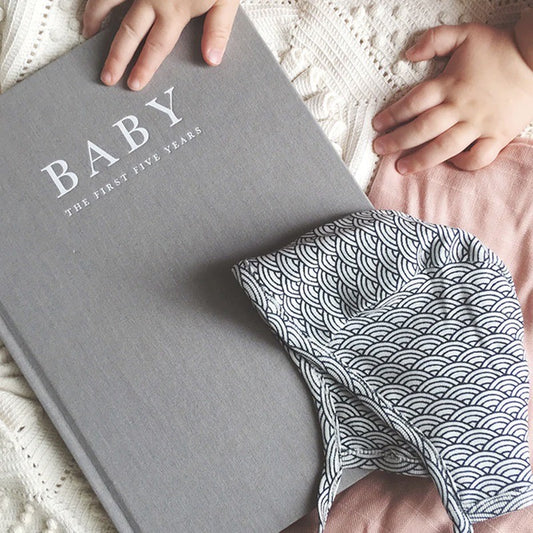 Baby Book - Birth to Five Years - Grey