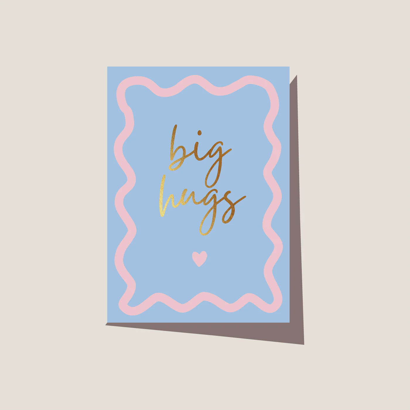 Greeting Card - Wavy Big Hugs