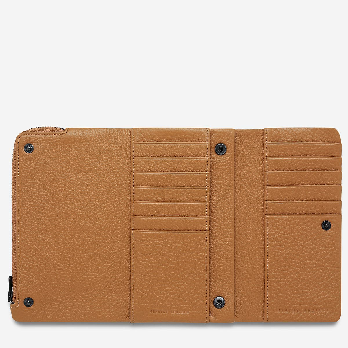 Audrey Wallet - Tan Pebble