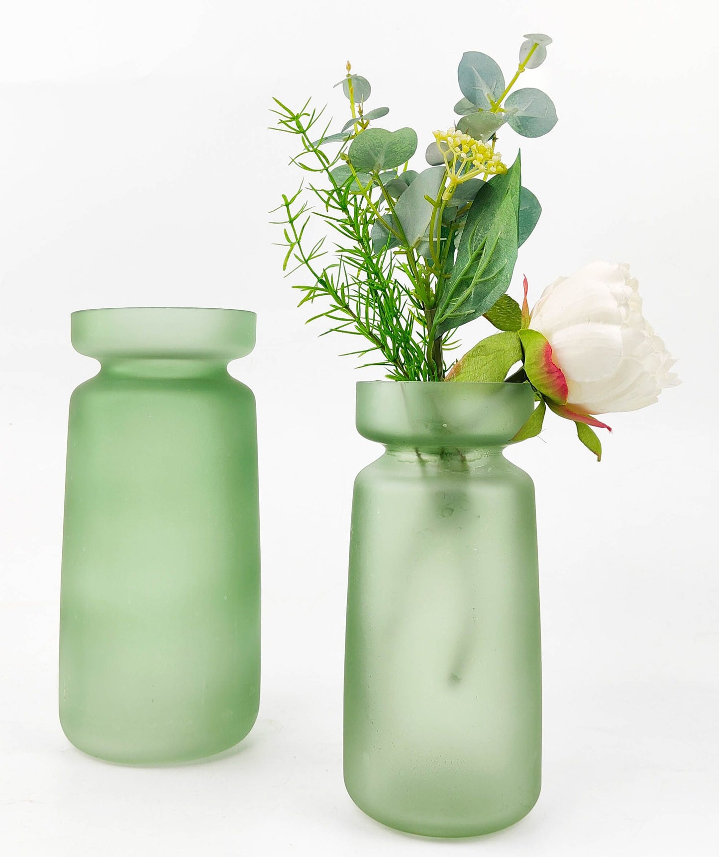 Jude Frosted Vase Sage - CLICK & COLLECT ONLY